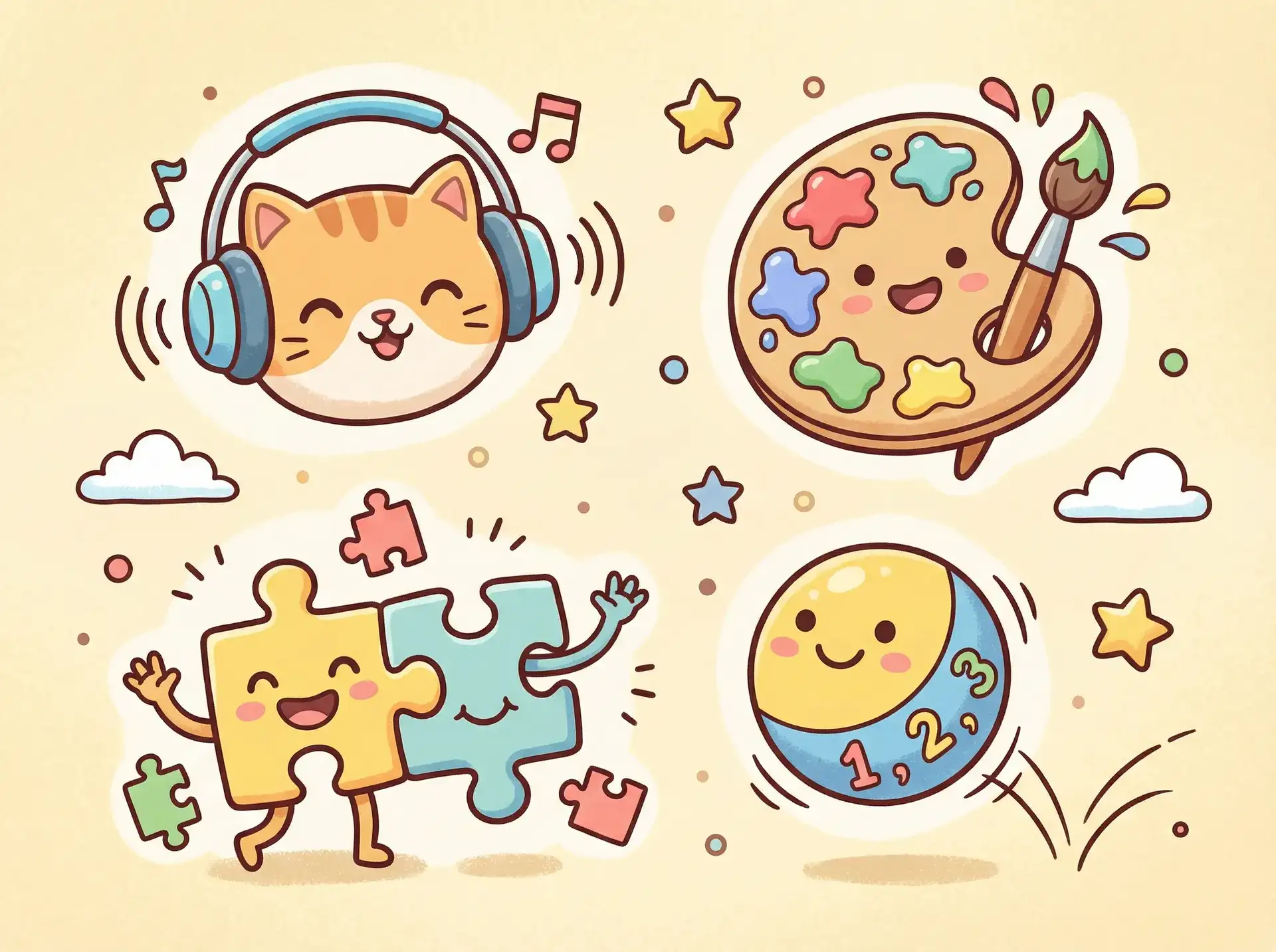 小朋友的手工作品 - 黄网 益智创作